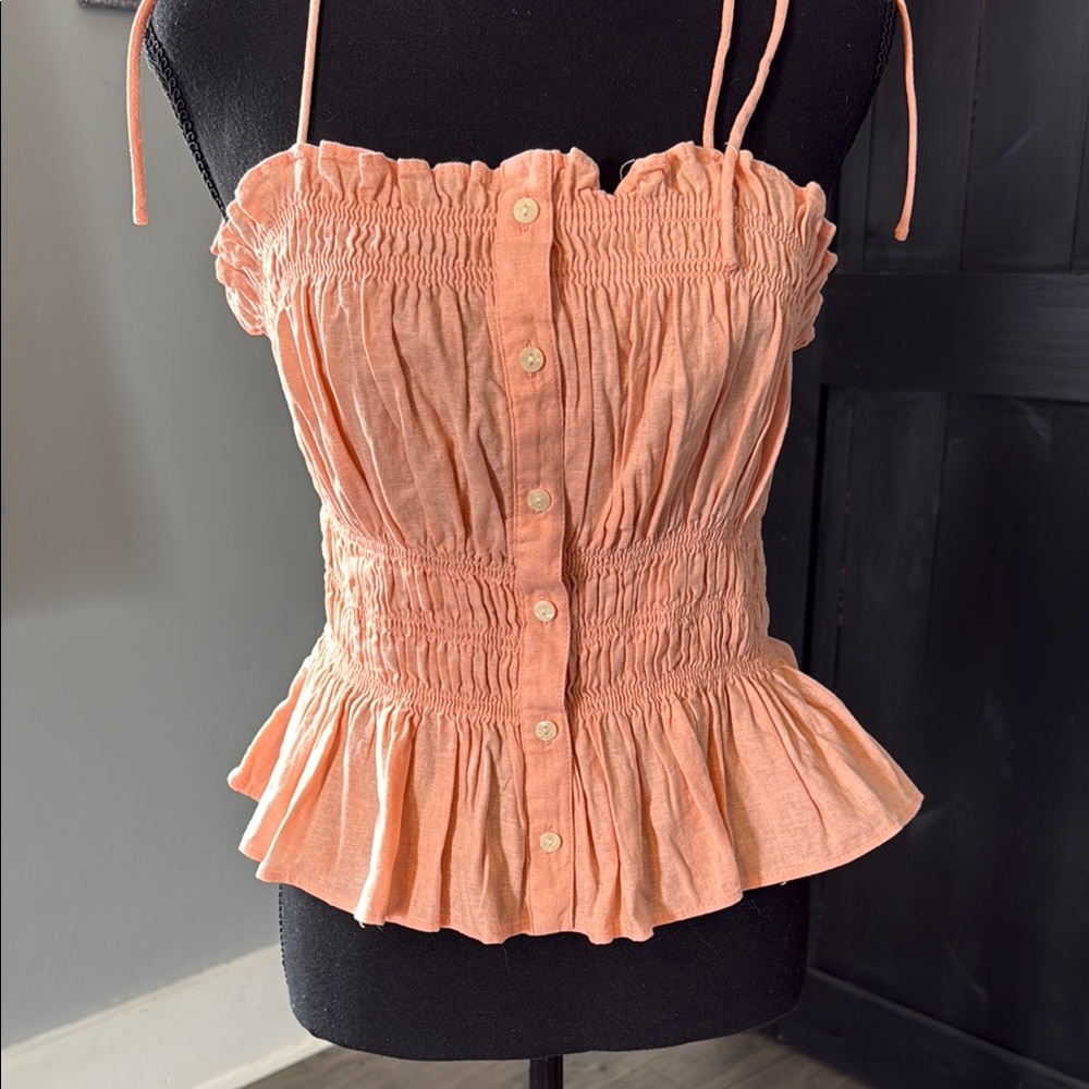 Universal Thread Pink Smocked Top